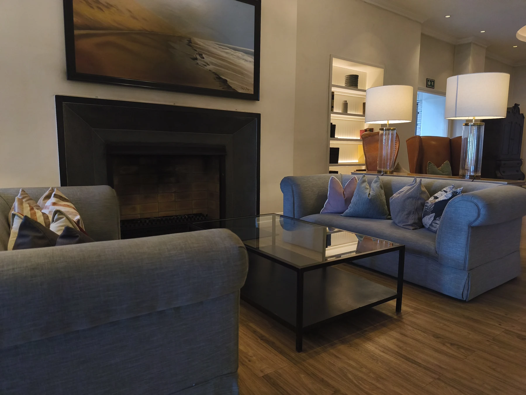 Interior lounge at Strand Hotel Swakopmund