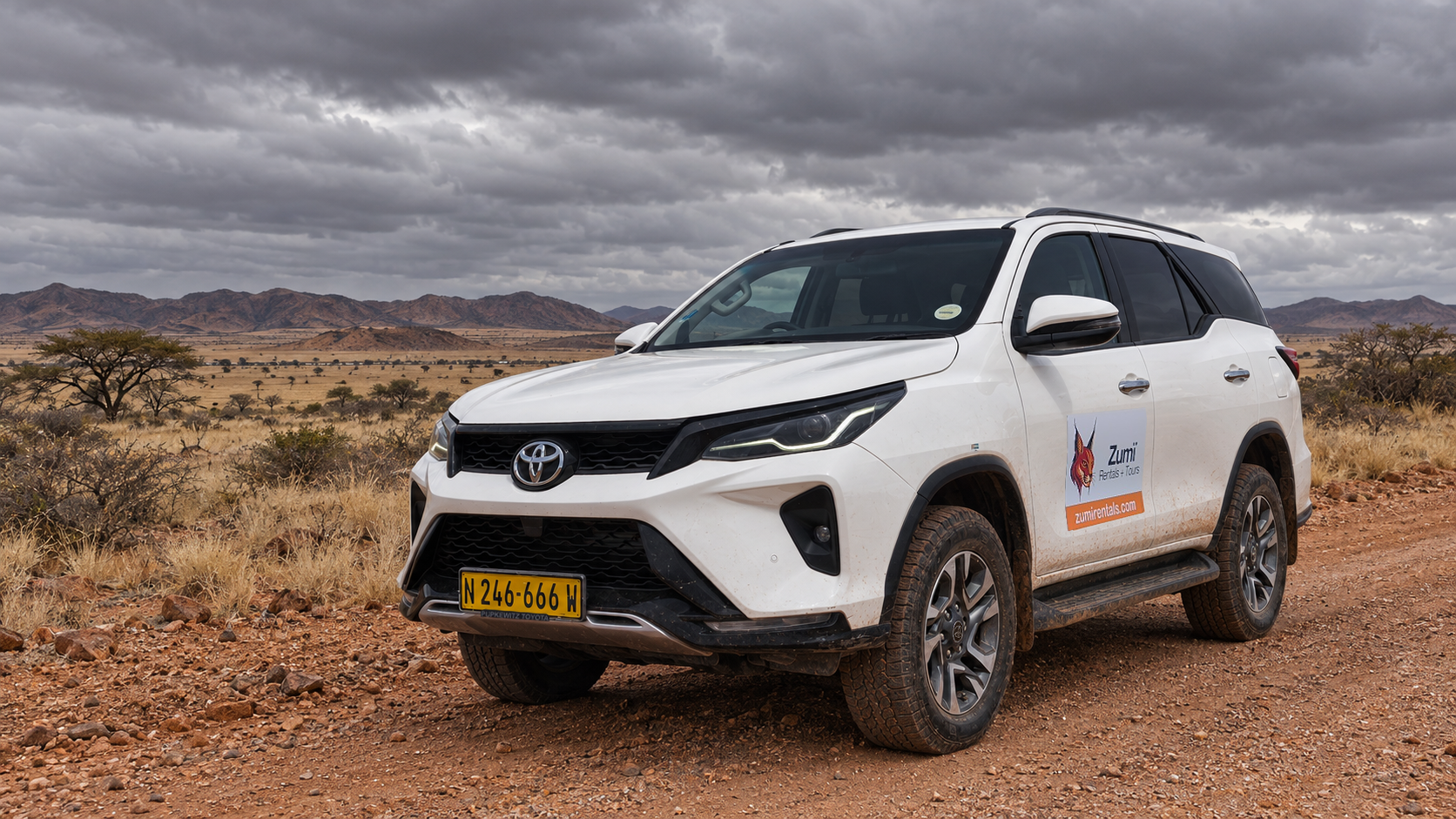 Toyota Fortuner 4x4 rental in Namibia