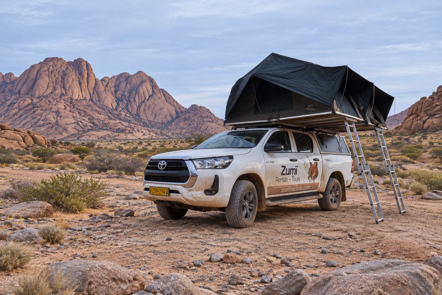 Toyota Hilux Camping 4x4 rental in Namibia